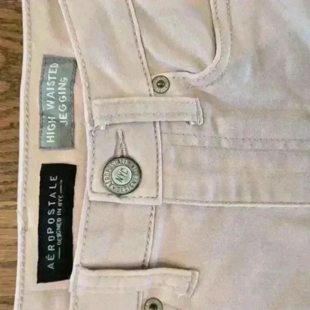 Aeropostale Women's High Waisted Jegging Old Rose,Size 0 NWT - Picture 2 of 4